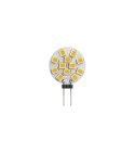 ŻARÓWKA G4 LED 2W 12V/DC CIEPŁA BIAŁA (TALERZYK) LD