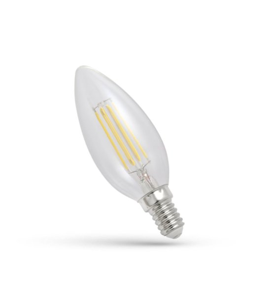 ŻARÓWKA FILAMENT E-14 5,5W 700LM KULKA NEUTRALNA BIAŁA SP