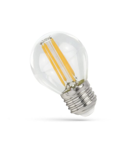 ŻARÓWKA FILAMENT E-27 5,5W 700LM KULKA NEUTRALNA BIAŁA SP