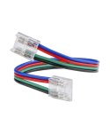 ZŁĄCZKA DO LED TAŚMA COB RGB 10mm KABEL DWUSTRONNA