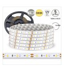 TAŚMA 60LED 12V/DC 2835 /5mb/ 3000K 6W/mb IP67 CRI90+