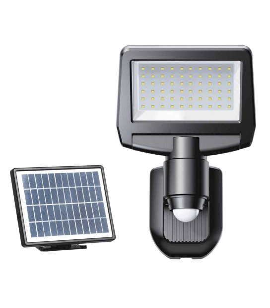 NAŚWIETLACZ LED SOLARNY 10W NW Z CZUJNIKIEM PIR+PANEL SOLARN