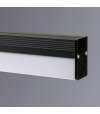 LAMPA LED 1200x60x40 CZARNA 40W 4000lm. 6000k