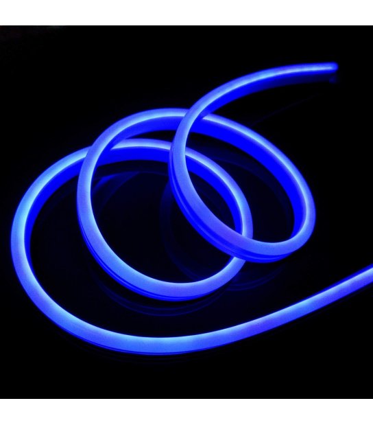 NEON LED NIEBIESKI 120LED/1mb 12Vdc 12W/mb IP65