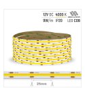 TAŚMA ROL. COB 480LED/MB IP20 4000K 9W/mb 12V/DC ROL.30M