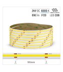 TAŚMA ROL. COB 320LED/MB IP20 6000K 6W/mb 24V/DC ROL.30M