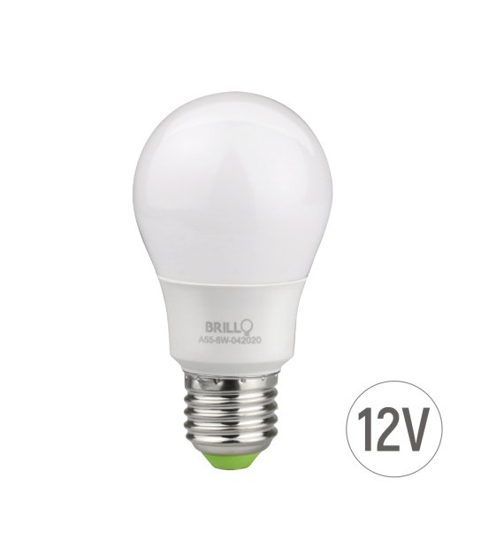 ŻARÓWKA E-27 6W 12V AC/DC 3000K CIEPŁA BIAŁA 3LATA GW.