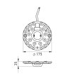 LED MODUŁ 24W 5CCT 2900lm MAGNETYCZNY