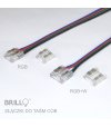 ZŁĄCZKA DO LED TAŚMA COB RGBW 12mm KABEL JEDNOSTRONNA