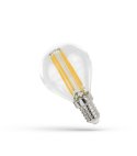 ŻARÓWKA FILAMENT E-14 5,5W 660LM KULKA CIEPŁA BIAŁA SP