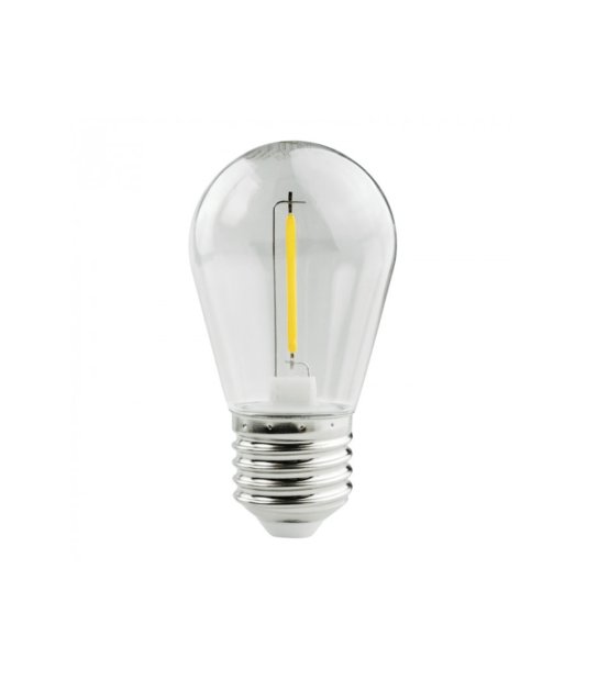 ŻARÓWKA FILAMENT E-27 1W 60LM GOLF BALL 2700K EC