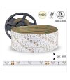 TAŚMA 60LED 12V/DC 335 /5mb/ 4000K 6-7LM 4,8W 5mm BOCZNA