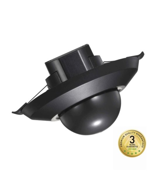 CZUJNIK OBECNOŚCI PIR SENSOR 104 czarny nat. IP44/podt. IP20