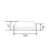 PLAFON TOR OVAL 8W 4000K IP54