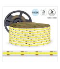 TAŚMA COB 480LED/mb 9W/mb rol.5mb 6000K IP20 DC12V 8mm