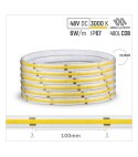 TAŚMA ROL. COB 480LED/MB IP67 3000K 6W/mb 48V/DC ROL.30M