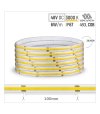 TAŚMA ROL. COB 480LED/MB IP67 3000K 6W/mb 48V/DC ROL.30M
