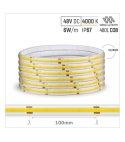 TAŚMA ROL. COB 480LED/MB IP67 4000K 6W/mb 48V/DC ROL.30M