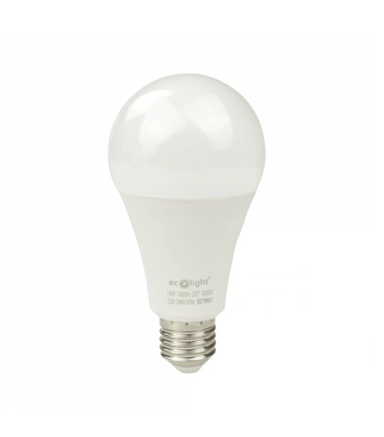 ŻARÓWKA E-27 18W 3000K 1800lm EC