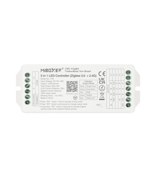 KONTROLER LED PZ5 5w1 MONO/CCT/RGB/RGBW/RGBCCT (Zigbee 3.0+2
