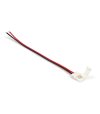 ZŁĄCZKA KABEL DO TAŚMY LED MONO 8mm ZATRZASK JEDNOSTRONNA