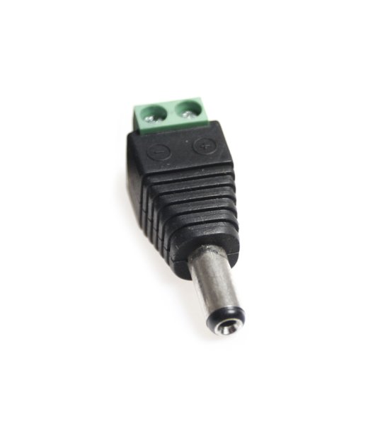 WTYCZKA DC 2,1/5,5 Z ZACISKAMI