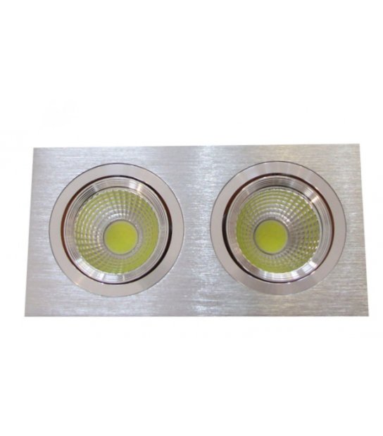 PANEL 2x10W KWADRAT BIAŁY /W120/H75/C90