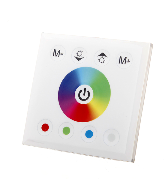 STEROWNIK RGBW BIAŁY PUSZKOWY DO TAŚMY LED