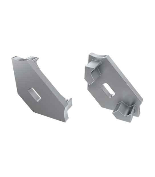 ZAŚLEPKA TYP C ROGOWA SZARA Z OTWOREM