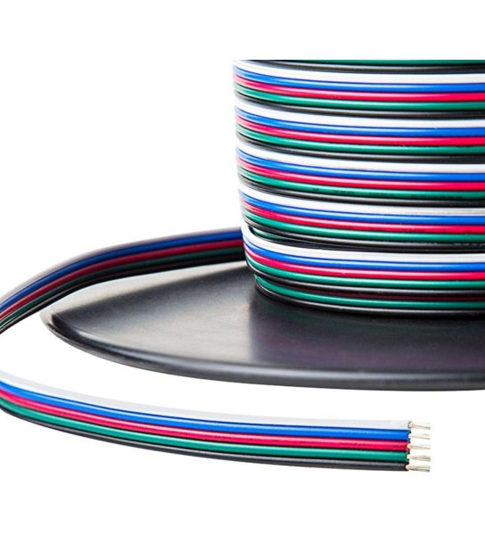KABEL DO TAŚMY LED RGBW