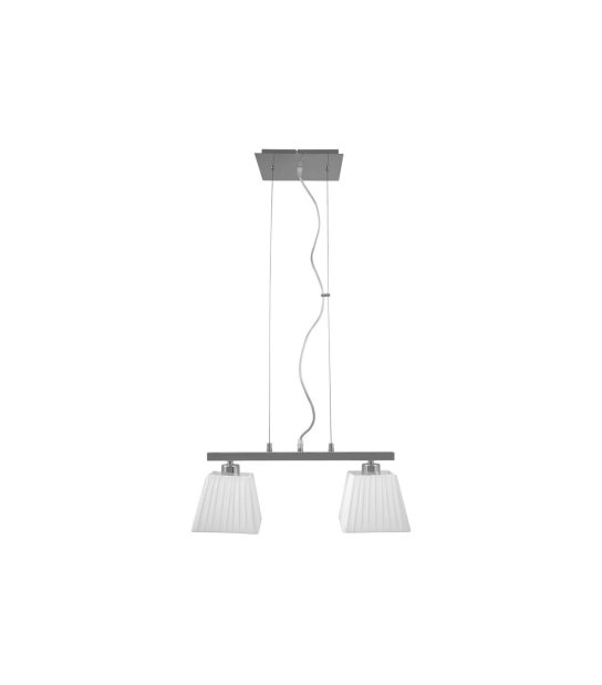 ŻYRANDOL STELLA ZWIS 2XE14 40W CHROM/BIAŁY