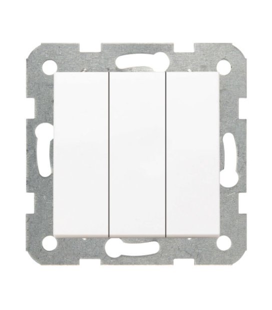 KARRE ŁĄCZNIK 3-KLAWISZOWY BIAŁY