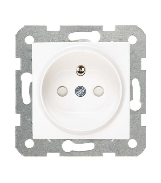 KARRE GNIAZDO Z UZIEMIENIEM Z PRZESŁ. STYKÓW BIAŁE