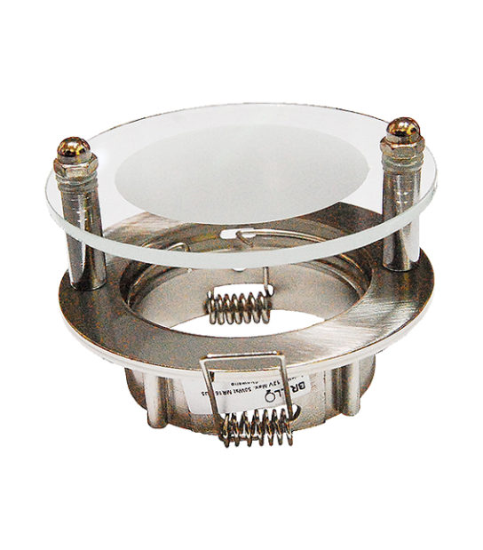 OPRAWA BRILLO OKRAGŁA NIKIEL+SZKŁO XY001