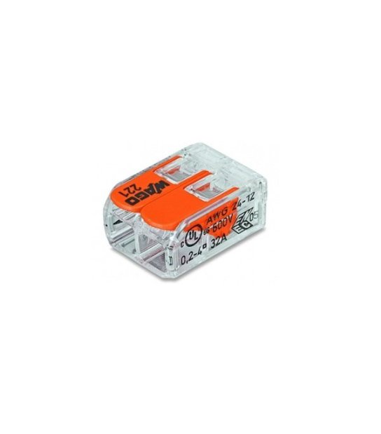 ZŁĄCZKA WAGO INSTALACYJNA 2-PRZEWOD.-KPL. 5SZT