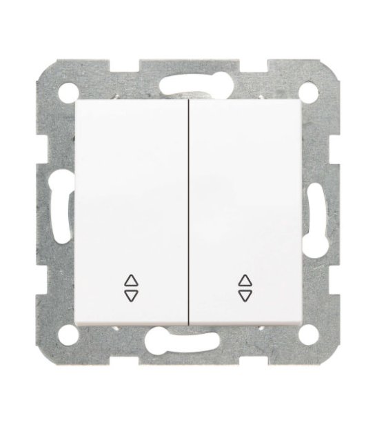 KARRE ŁĄCZNIK SCHODOWY PODWÓJNY BIAŁY