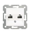KARRE GNIAZDO KOMPUTEROWE 2xRJ45 BIAŁE