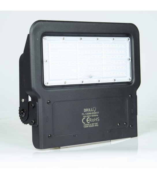 NAŚWIETLACZ BRILLO SLIM 120W 6500K IP65 OBUD.CZARNA