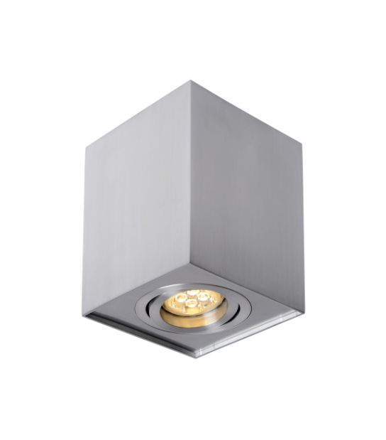 LAMPA TUBA CHLOE GU10 KWADRAT SREBRNA REGULOWANA