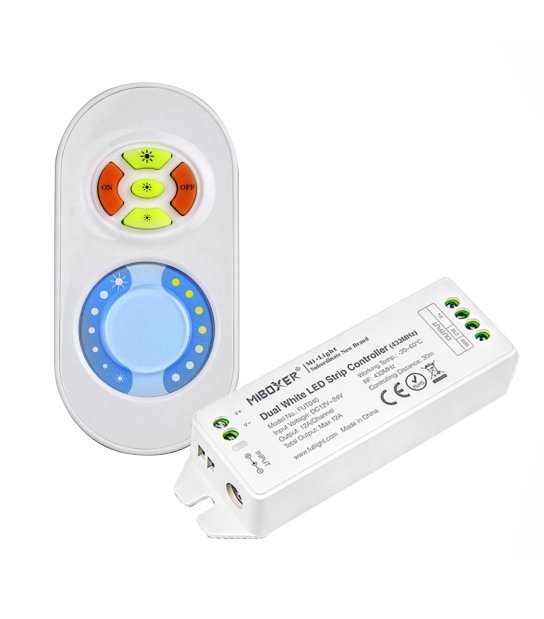 ZESTAW PILOT + KONTROLER LED CCT 12A MILIGHT FUT040