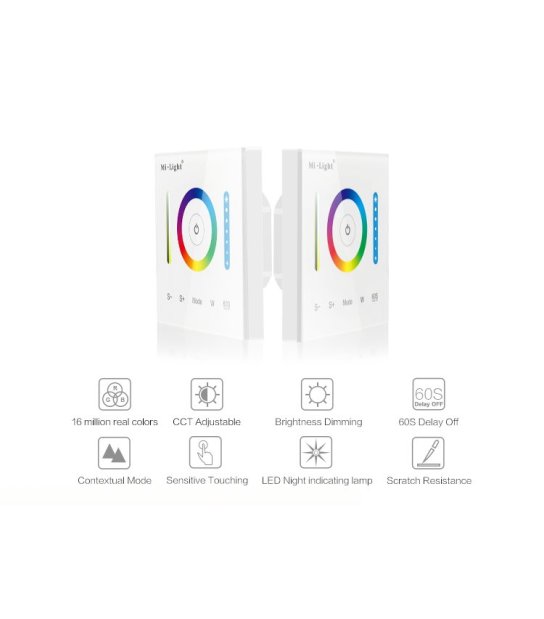 STEROWNIK LED PANEL NAŚCIENNY RGB/RGBW/RGB+CCT MILIGHT P3