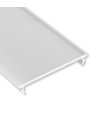 KLOSZ DO PROFILU FROSTED WIDE PMMA MLECZNY 2M