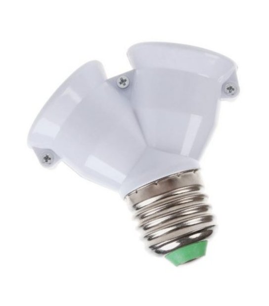 ADAPTER E27 NA 2xE27