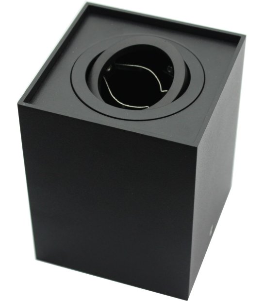 LAMPA TUBA NATYNK. KWADRAT RUCH. CZARNA wys.125mm MAGNUS 502