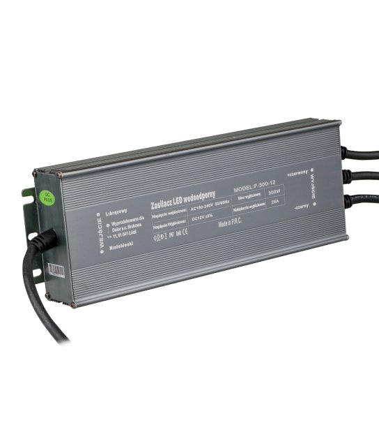 KOMPONENT ZASIL 300W 12V/DC IP67 F-300-12V BRILLO