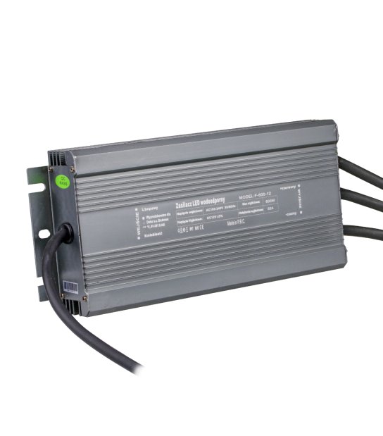 KOMPONENT ZASIL 600W 12V/DC IP67 F-600-12V BRILLO