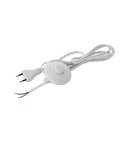 WŁĄCZNIK NOŻNY BIAŁY Z PRZEWODEM