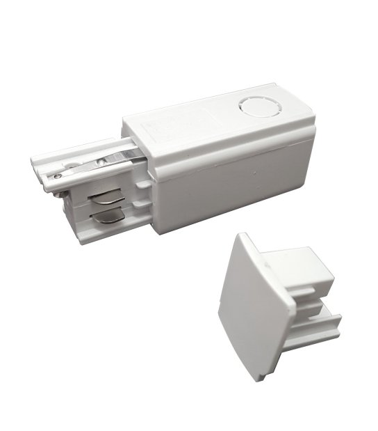 ZASILANIE BRILLO KOŃCOWE BIAŁY MAT + ZAŚLEPKA