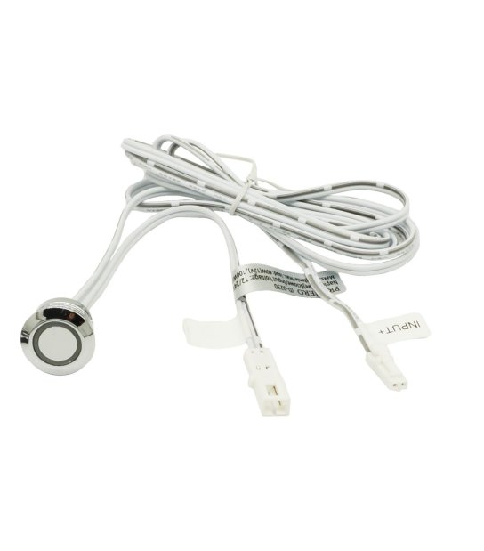 WŁĄCZNIK DOTYKOWY DO PŁYTY 12V-24V 60/100W CHROM Z FUNKCJĄ Ś