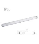 OPRAWA HERMETYCZNA IP65 2xT8 120cm jednostronne zasilanie IP